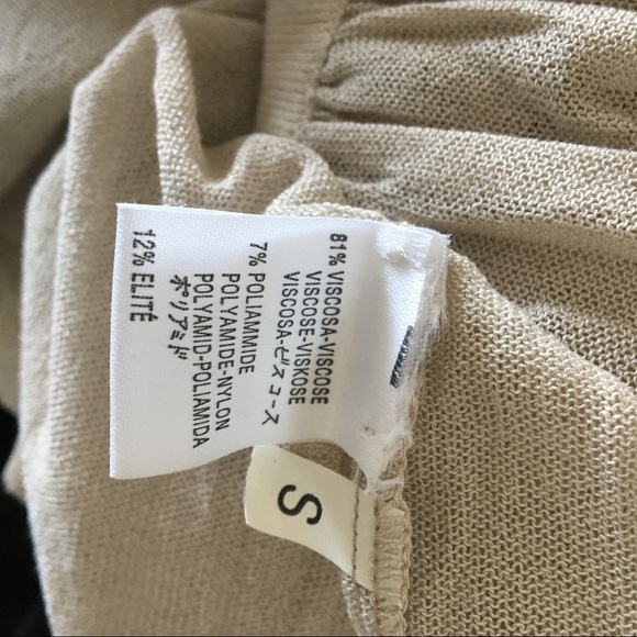 Nwt Gianfranco Ferre deep plunge peplum knit top - Picture 6 of 8